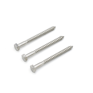 Stainless steel DIN571 hex head lag wood Screw